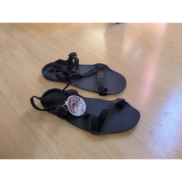 NWOB Xero Z Trek Sandals Mens Sz 13‎ Black Barefoot Minimalist